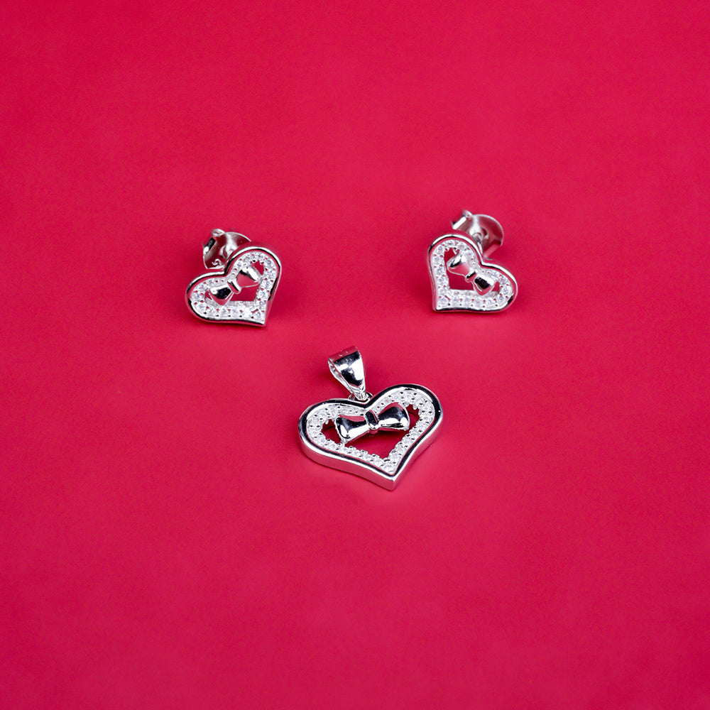 Heart Shap Full Dimond Butty Pendle